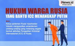 Infografis Rusia Bakal Hukum Warganya yang Bantu ICC Tangkap Putin