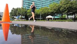 Suasana Car Free Day Kawasan Sudirman-Thamrin