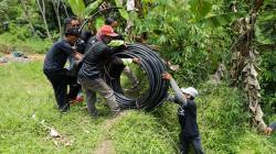 Program Pertanian Berkelanjutan, Instalasi Pengairan Dibangun di Malangbong Garut<