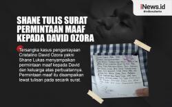 Infografis Shane Tulis Surat Permintaan Maaf kepada David Ozora