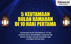 Infografis 5 Keutamaan Bulan Ramadhan di 10 Hari Pertama