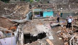 Begini Kondisi Belasan Rumah Hancur akibat Ledakan Petasan di Magelang