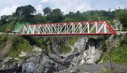 Progres Pembangunan Jembatan Gladak Perak di Lumajang