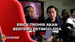 Haru! Erick Thohir Peluk Pemain Timnas U-20 sebelum Temui Petinggi FIFA