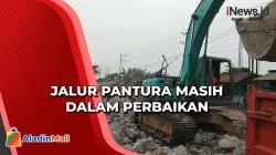  Mendekati Musim Mudik, Jalur Pantura Masih Dalam Perbaikan<