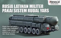 Infografis Rusia Latihan Militer Pakai Sistem Rudal Yars Kebanggaan Putin