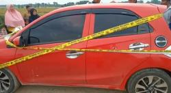 Lampung Geger, Mobil Penuh Bekas Tembakan Ditemukan di Areal Persawahan