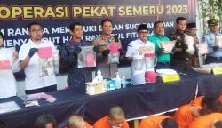 Operasi Pekat Semeru di Malang: 513 Kasus Terungkap, 4 Kg Sabu Disita
