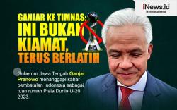 Infografis Ganjar ke Timnas: Ini Bukan Kiamat, Teruslah Berlatih