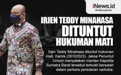 Infografis Teddy Minahasa Dituntut Hukuman Mati Kasus Peredaran Narkotika