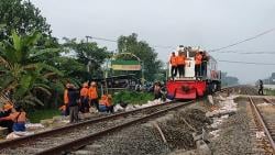 KAI Daop 7 Tuntut Ganti Rugi akibat Kecelakaan Kereta Tabrak Truk Gandeng di Jombang