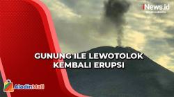 Erupsi Gunung Ile Lewotolok di NTT Terjadi Dua Kali Disertai Gemuruh