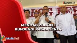 Mendag Zulkifli dan Menkop UKM Teten Kunjungi Pasar Senen, Pedagang Masih Boleh Berjualan