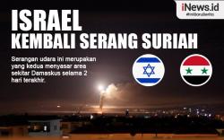 Infografis Israel Kembali Serang Suriah