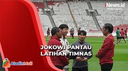 Datangi Latihan Timnas Indonesia U-20 dan U-22, Jokowi Berikan Suntikan Motivasi!