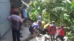 Rumah Warga di Madiun Roboh gegara Tanah Ambles usai Diguyur Hujan