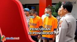 Kepergok Warga, Dua Pencuri Motor di Ponorogo Diamankan Polisi 