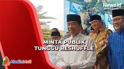 Ditanya Tentang Reshuffle, Jokowi: Ditunggu Saja