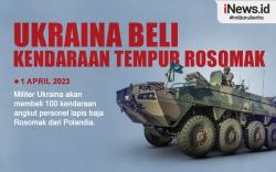 Infografis Ukraina Beli Kendaraan Tempur Rosomak