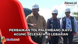  Gubernur Sumsel Optimis Perbaikan Tol Selesai H-10 Lebaran<