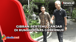 Gibran Temui Ganjar Pranowo di Rumah Dinas Gubernur, Ini yang Dibahas
