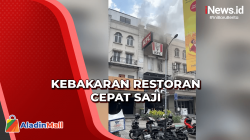 Kebakaran Restoran Cepat Saji di Tanjung Priok, Tabung Gas Diceburkan Petugas ke Danau