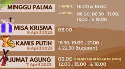 Jadwal Misa Jumat Agung 2023, Kamis Putih dan Paskah di Gereja Katedral Jakarta