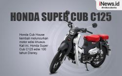 Infografis Honda Rilis Super Cub Edisi Disney, Bikin Geleng Kepala Harganya Tembus Rp89 Jutaan