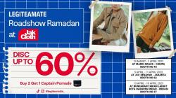 Cari Baju Lebaran? Ke Booth Legiteamate di JakCloth Aja! Ada Diskon sampai 60% + Bisa Dapat Free Pomade