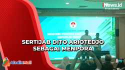 Dito Ariotedjo Sertijab Menpora, Terima Tongkat Estafet dari Muhadjir Effendy