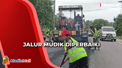 Perlancar Jalur Mudik, Jalan Lintas Sumatera Sepanjang 36 Km Diperbaiki