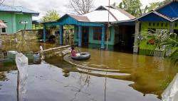Begini Kondisi Desa Kayu Rabah Kalsel Sudah Sebulan Terendam Banjir