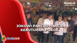 Presiden Jokowi Pastikan Harga Kebutuhan Pokok Turun, Pantau Harga di Pasar Johar Baru