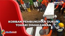 Gunakan Peti Khusus, 9 Korban Pembunuhan Dukun Tohari Dimakamkan di TPU Desa Balun
