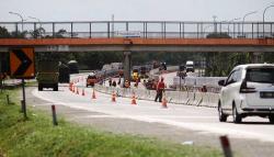 H-9 Lebaran, Perbaikan Ruas Tol Cipali Subang Dikebut, Ditarget Selesai dan Mulus H-7<