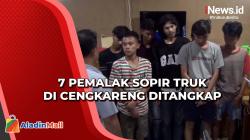 7 Pemalak Sopir Truk di Cengkareng Ditangkap, 6 Pelaku Positif Sabu
