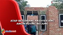 Ratusan Rumah Porak-poranda di Jambi Diterjang Angin Puting Beliung