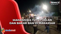 Demo Tolak UU Ciptaker di Makassar Berakhir Bentrok, Ini Pemicunya