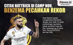 Infografis Karim Benzema Pecahkan Rekor Berusia 60 Tahun