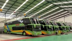 Tambah 5 Bus Double Decker, Gunung Harta Salip Rosalia Indah Jadi PO Bus Pemilik Sasis Tronton Terbanyak