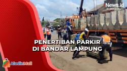 Persiapkan Jalur Mudik, Dishub Kota Bandar Lampung Tertibkan Parkir Liar