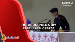 Amankan Paskah, Tim Jibom Polda DIY Sterilisasi Gereja