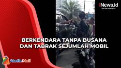 Berkendara Tanpa Busana dan Tabrak Sejumlah Mobil di Margonda, Polisi: Pelaku Positif Sabu