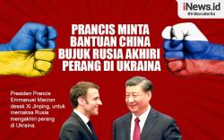 Infografis Prancis Minta China Bujuk Rusia Akhiri Perang di Ukraina