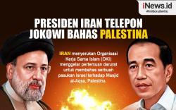 Infografis Presiden Iran Telepon Jokowi, Bahas Situasi Palestina