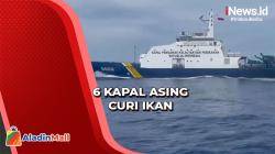 Curi Ikan di Laut Sulawesi dan Natuna, KKP Tangkap 6 Kapal Asing