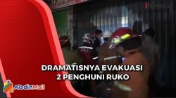 Ruko di Pasar Baru Probolinggo Terbakar, Evakuasi 2 Penghuni Dramatis