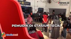 Ratusan Pemudik Padati Stasiun Tegal