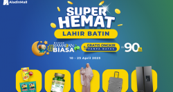 Serbu Promo Super Hemat Lahir Batin di AladinMall, Diskonnya s.d 90% + Gratis Ongkir tanpa Batas!