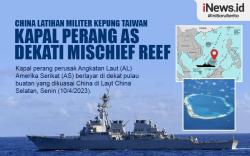 Infografis Kapal Perang AS Dekati Perairan Sengketa Laut China Selatan